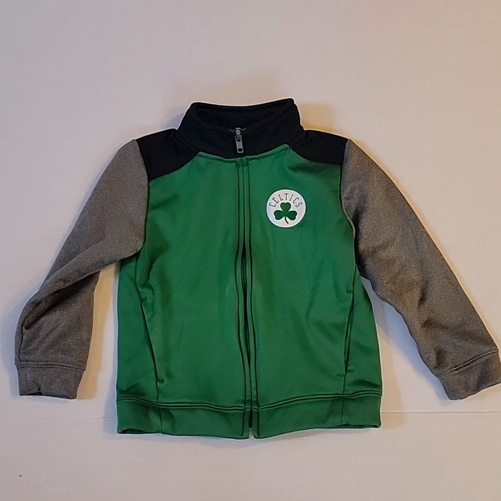 NBA Boston Celtics Toddler 4T Jacket Kids Full Zip